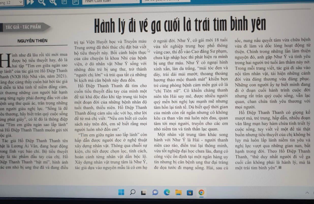 Hành lý đi về ga cuối là trái tim bình yên